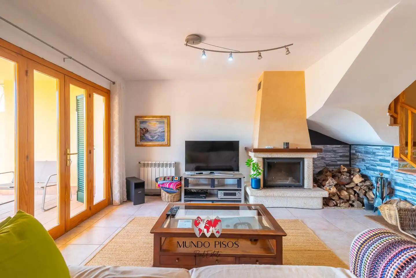 Sala de estar de Casa adosada en venta en Calvià con Aire acondicionado, Calefacción y Terraza