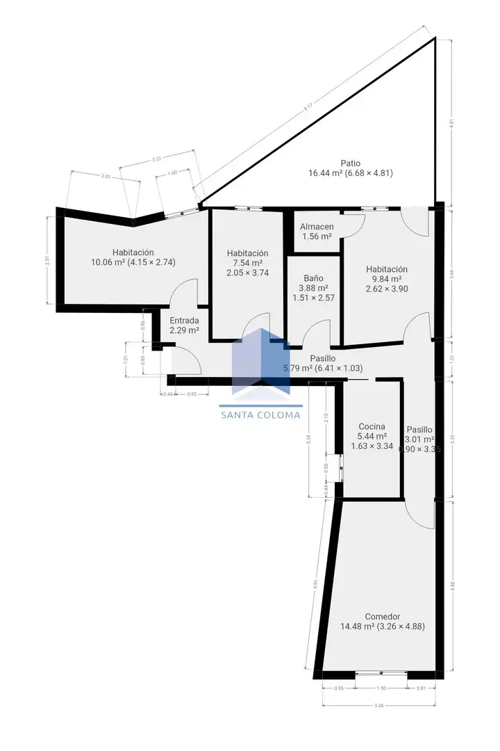 Flat for sale in Santa Coloma de Gramenet  with Heating, Terrace and Storage room