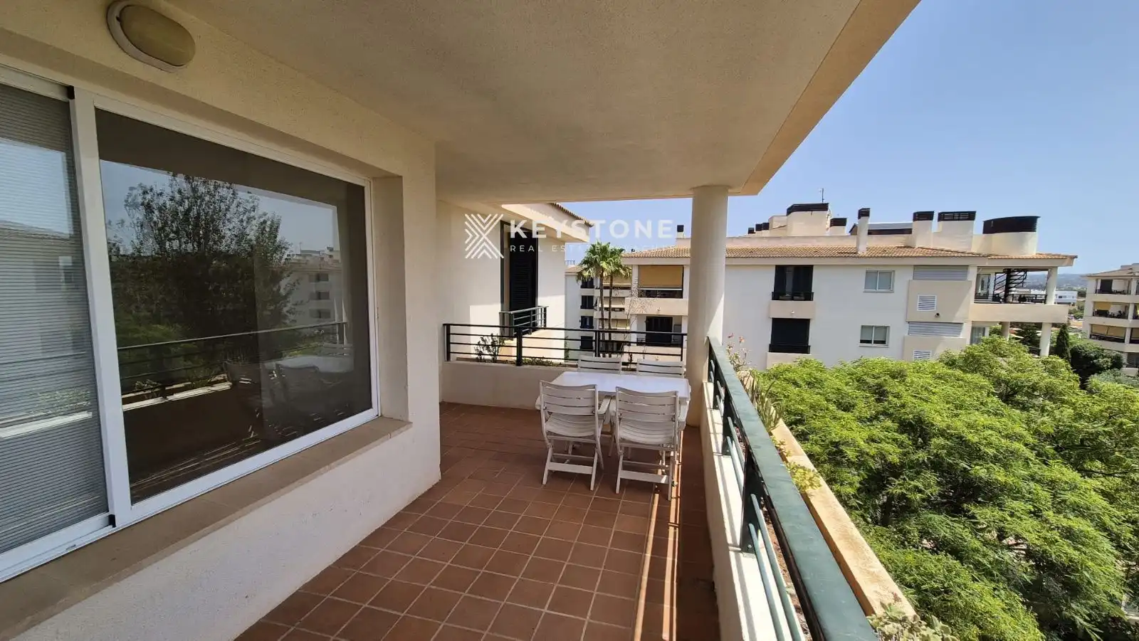 Terrasse von Dachboden zur Miete in  Palma de Mallorca mit Klimaanlage, Terrasse und Schwimmbad
