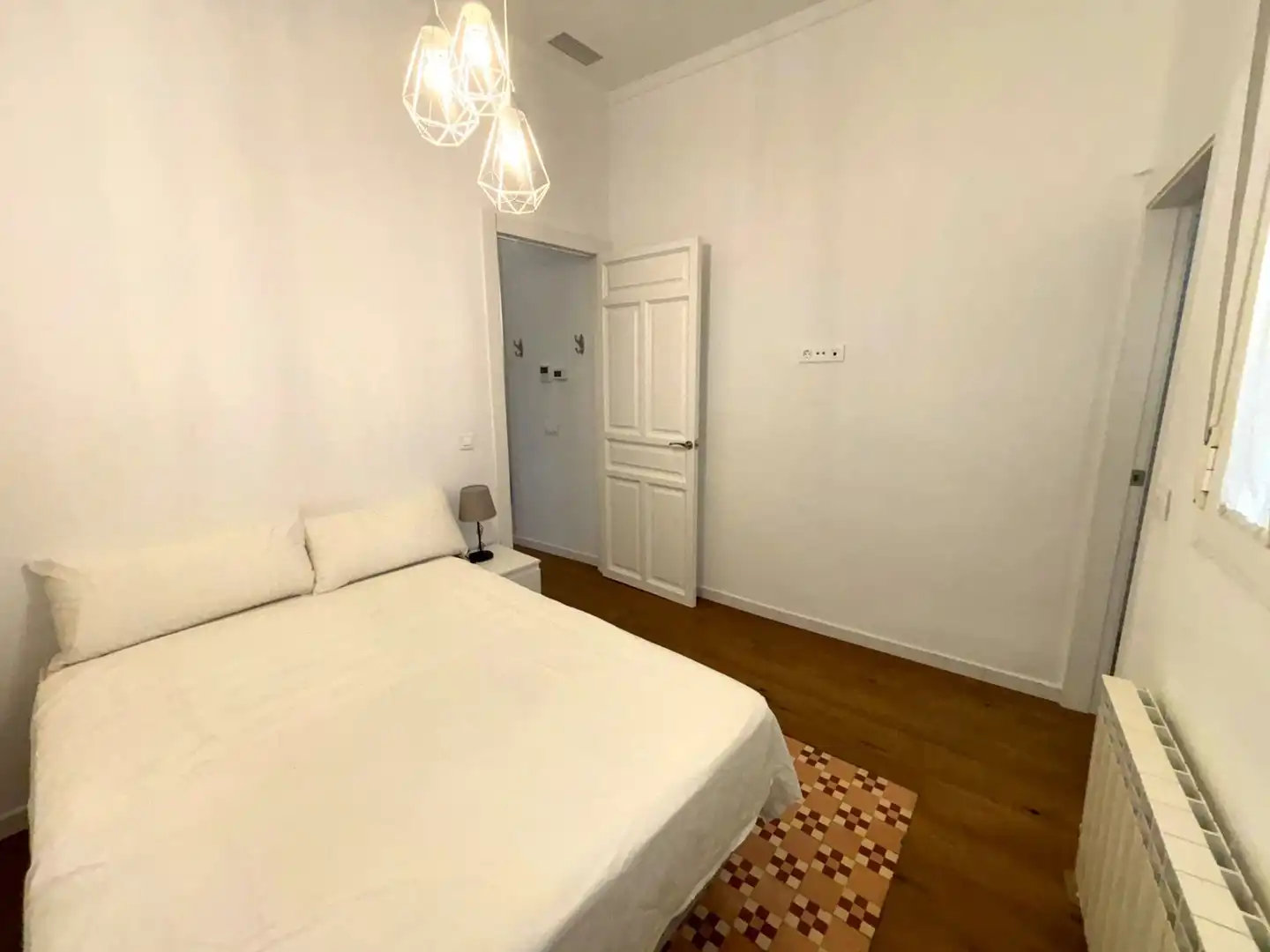 Schlafzimmer von Wohnung zur Miete in Murcia mit Klimaanlage, Heizung und Möbliert