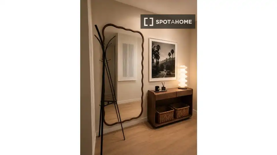 Bedroom of Apartments for share in Barcelona  with Air Conditioner, Terrace and Furnished