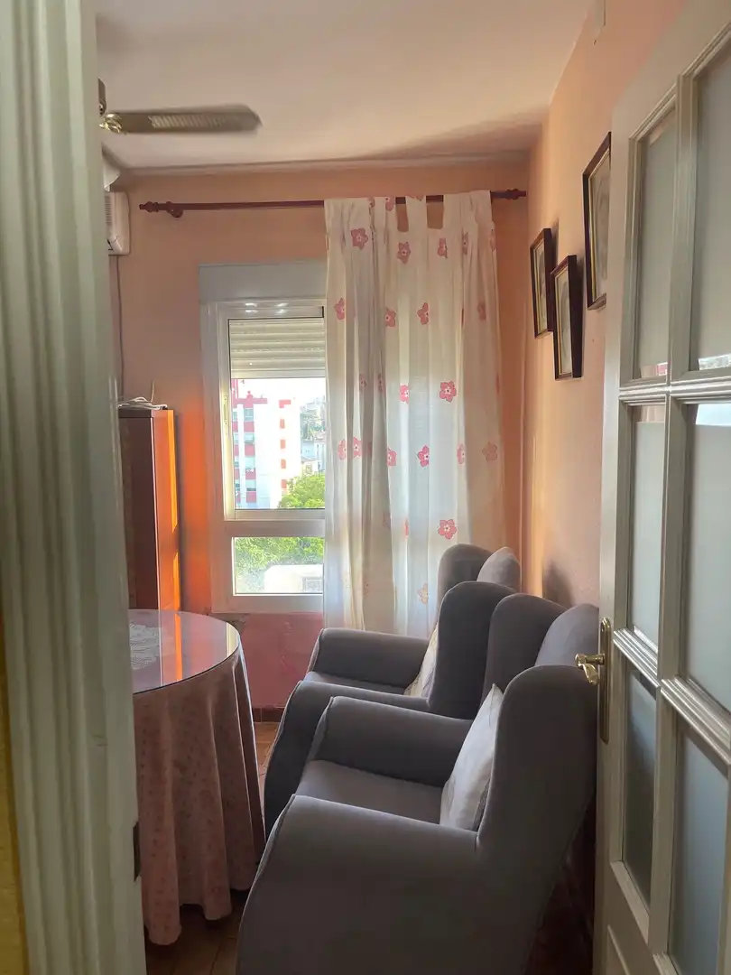 Sala d'estar de Pis en venda en Sevilla amb Aire condicionat i Terrassa