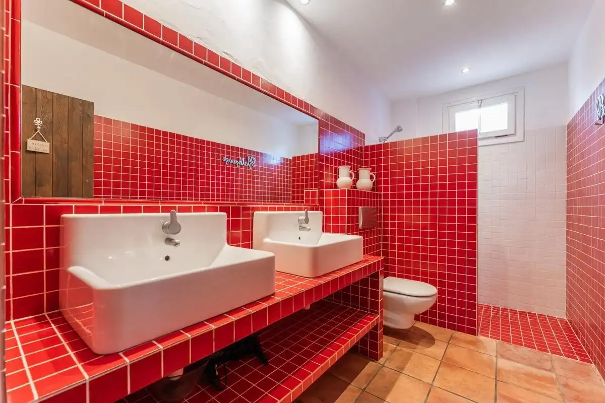 Baño de Casa o chalet en venta en Sant Pere de Ribes con Aire acondicionado, Jardín privado y Terraza