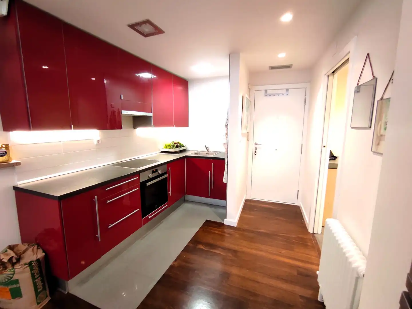 Cocina de Apartamento en venta en Eibar con Calefacción, Parquet y Horno