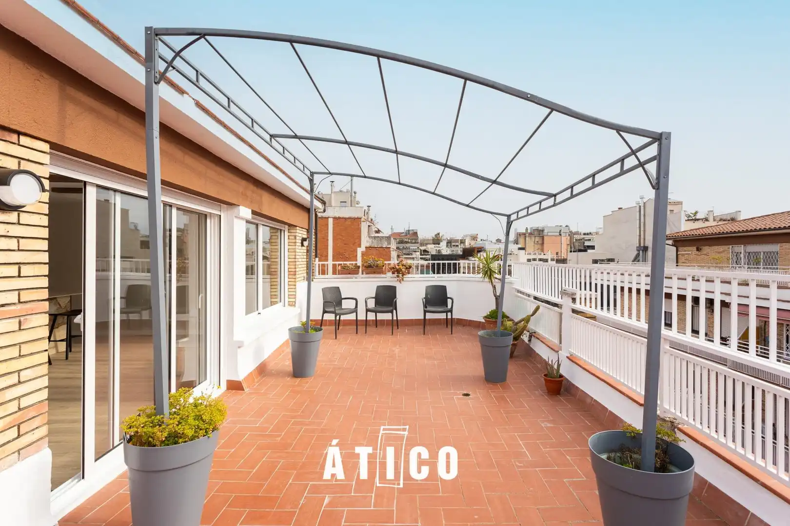 Terraza de Ático en venta en  Barcelona Capital con Aire acondicionado, Calefacción y Parquet