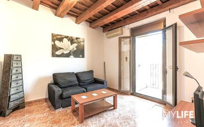 Sala d'estar de Apartament en venda en  Barcelona Capital amb Aire condicionat, Traster i Balcó