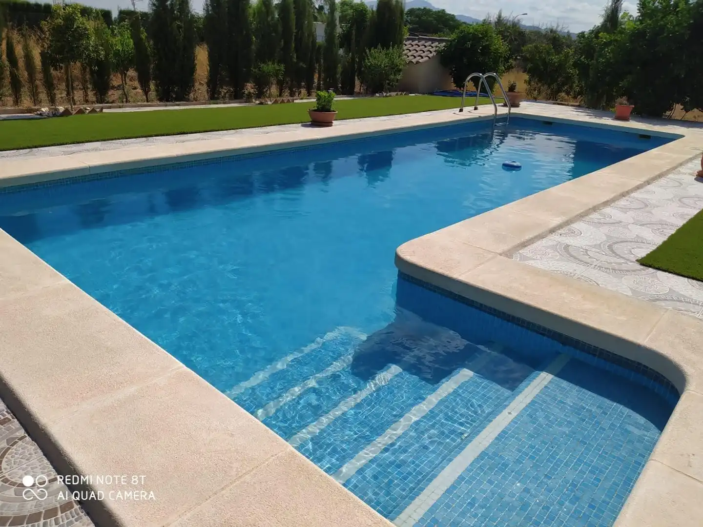 Piscina de Finca rústica en venda en Alhama de Murcia amb Jardí privat i Piscina