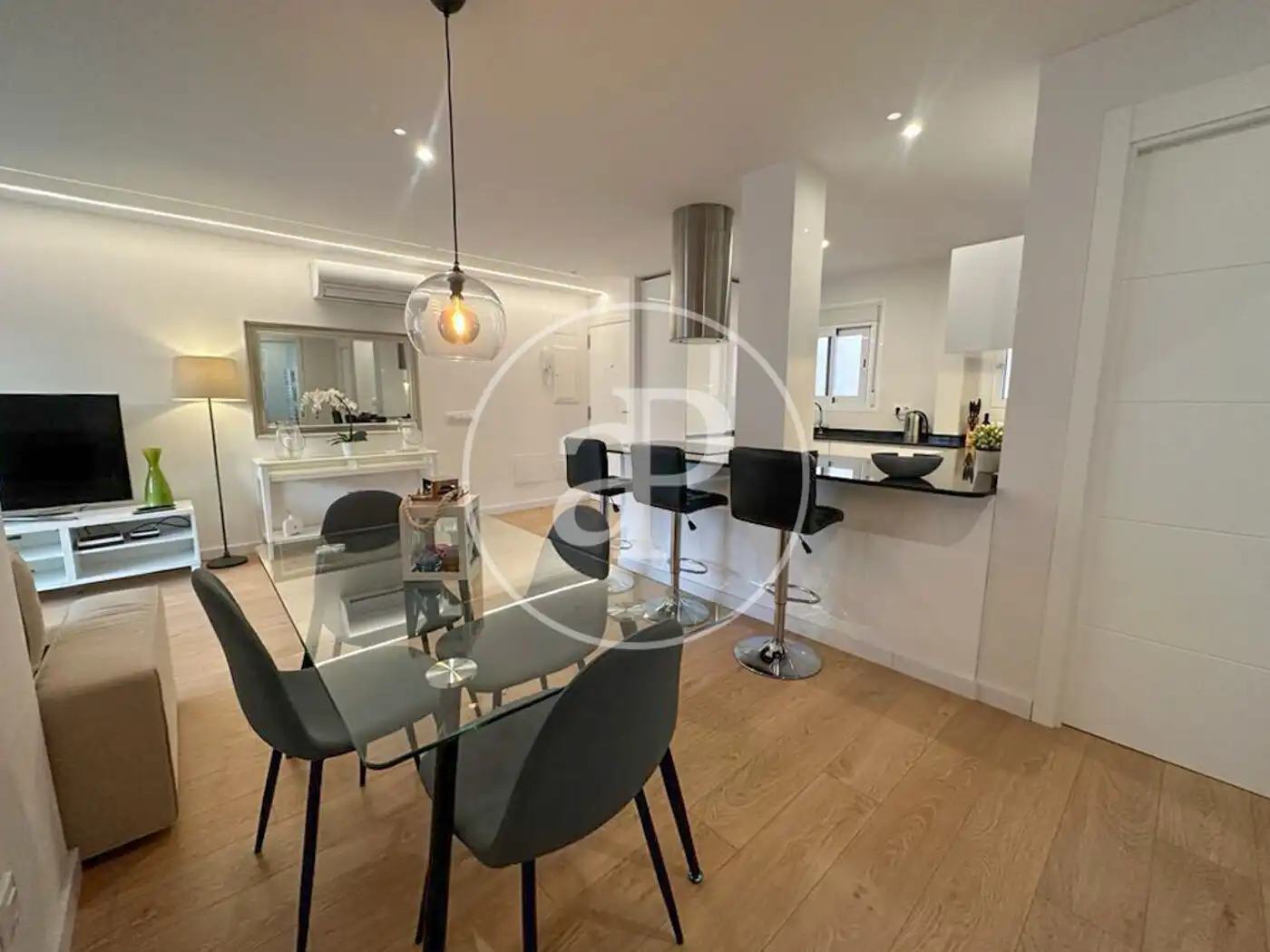 Esszimmer von Wohnung zur Miete in  Palma de Mallorca mit Klimaanlage, Heizung und Möbliert