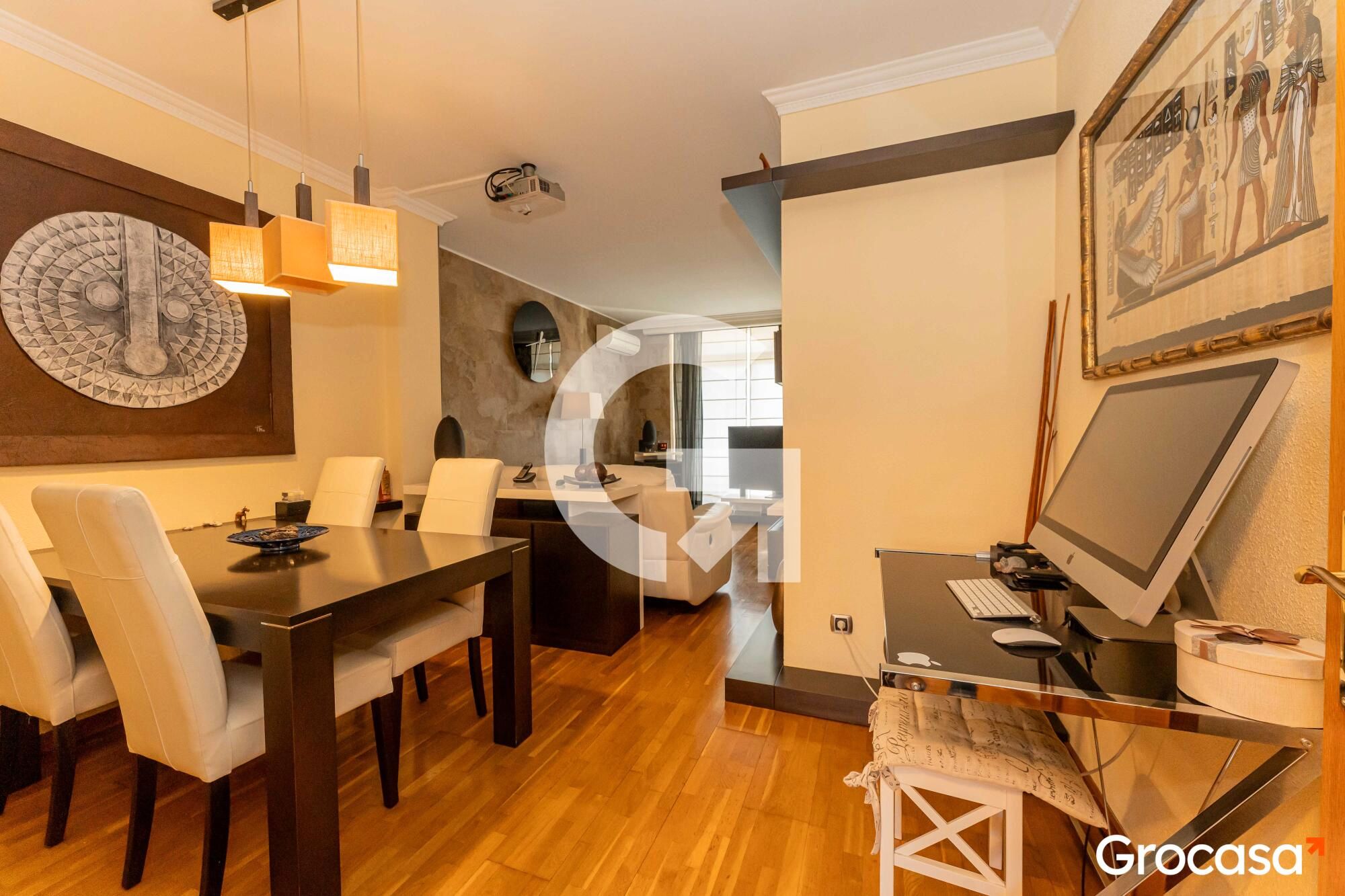 Dining room of Flat for sale in Cornellà de Llobregat  with Air Conditioner, Heating and Terrace