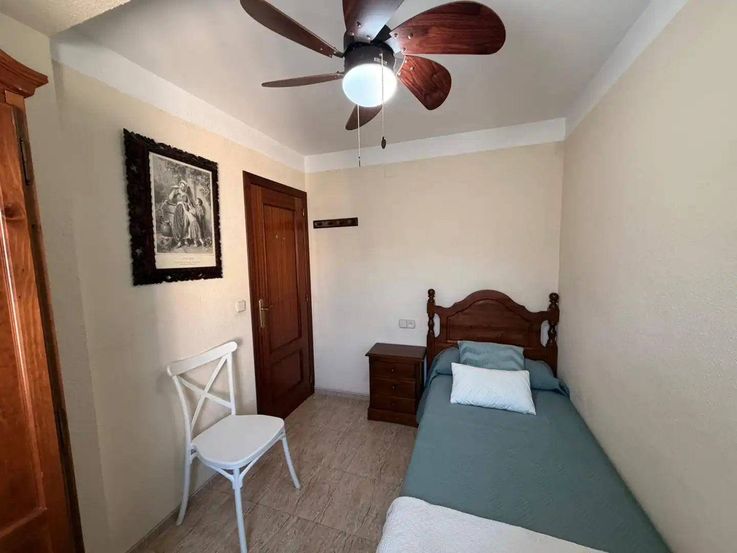 Bedroom of Flat for rent in Jaén  with Air Conditioner, Heating and Storage room