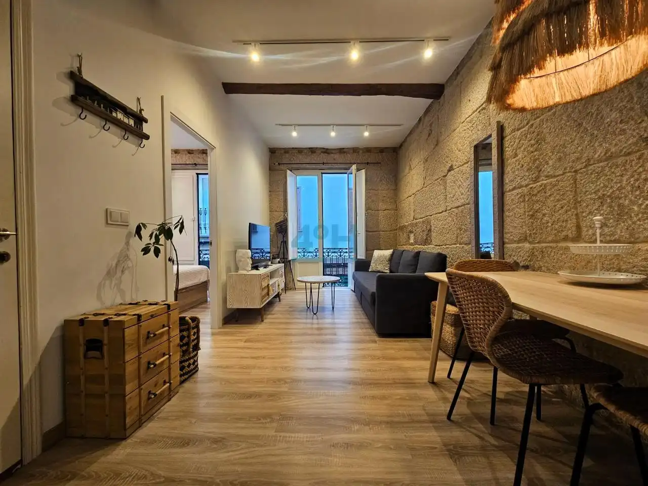 Sala d'estar de Estudi de lloguer en Casco Viejo