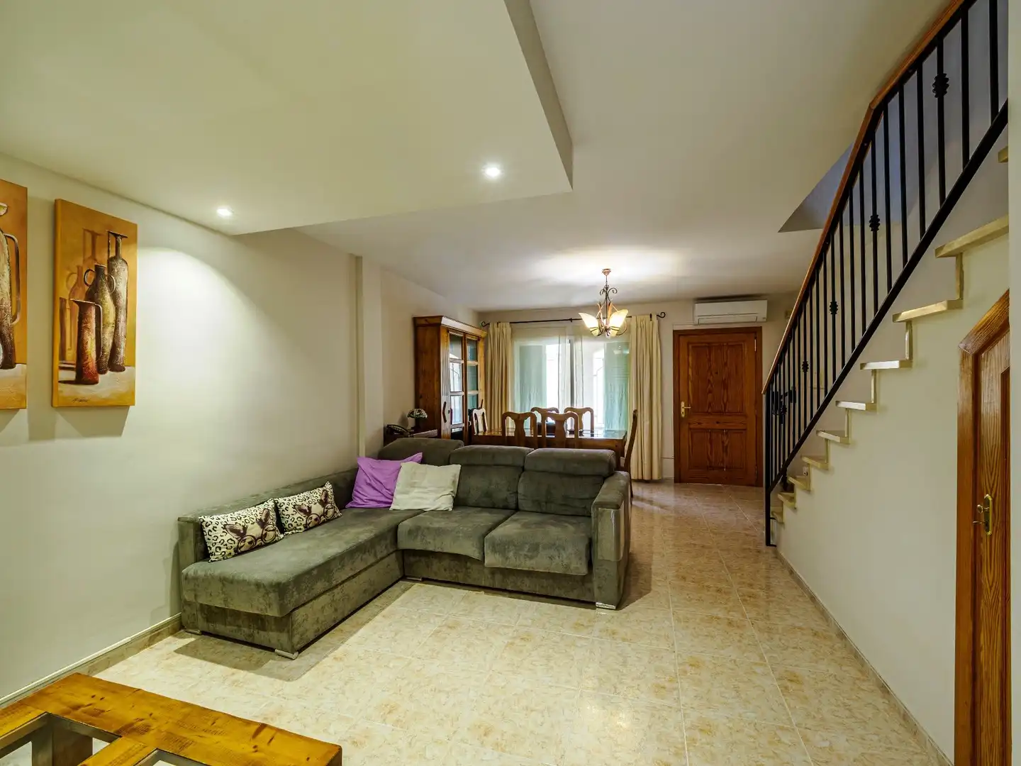 Sala d'estar de Casa o xalet en venda en Marratxí amb Aire condicionat, Calefacció i Jardí privat