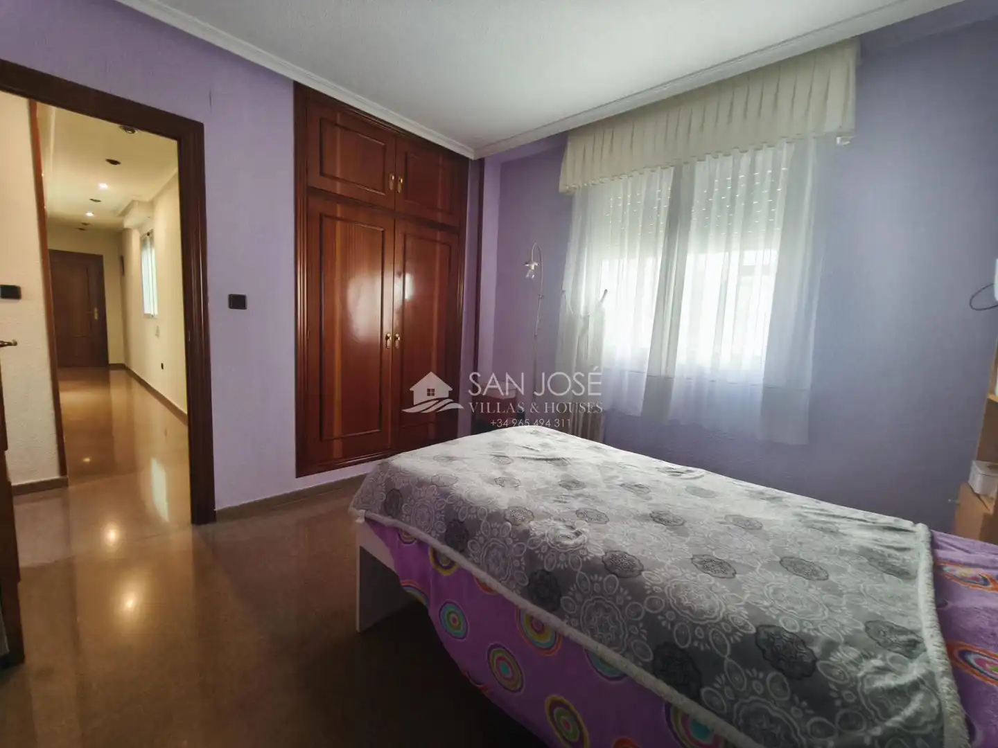 Bedroom of Flat for sale in Aspe  with Air Conditioner