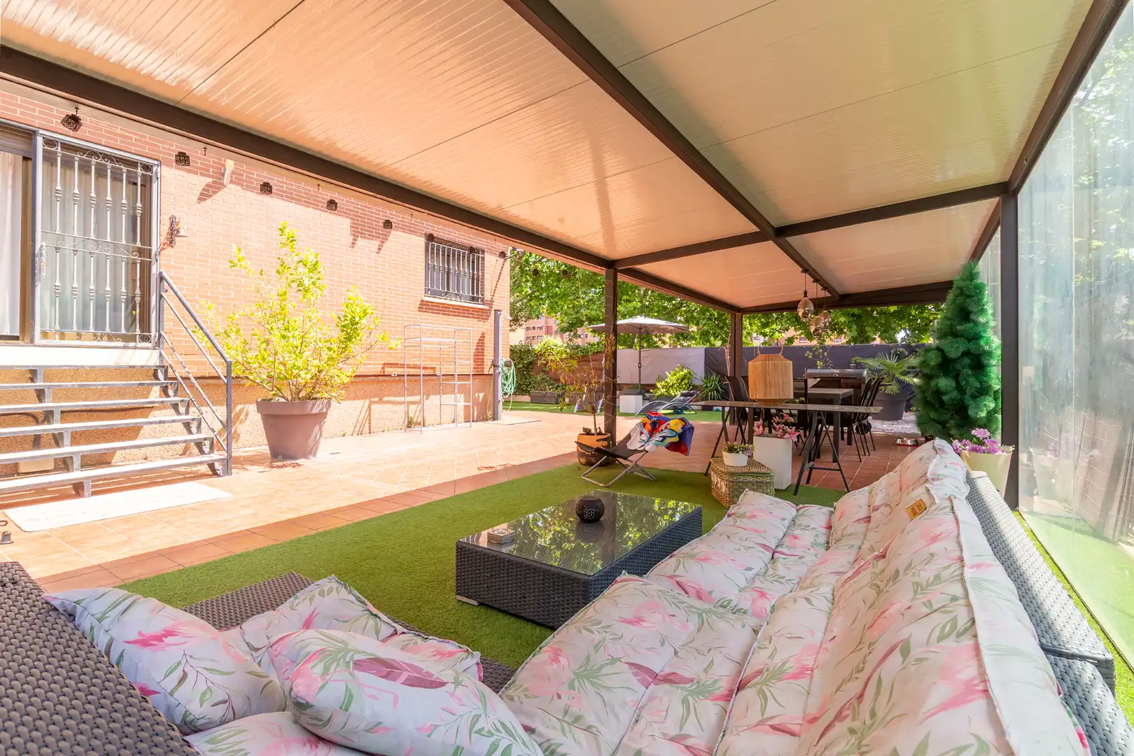 Terrace of Ground floor for sale in Alcorcón  with Heating, Private garden and Parquet flooring