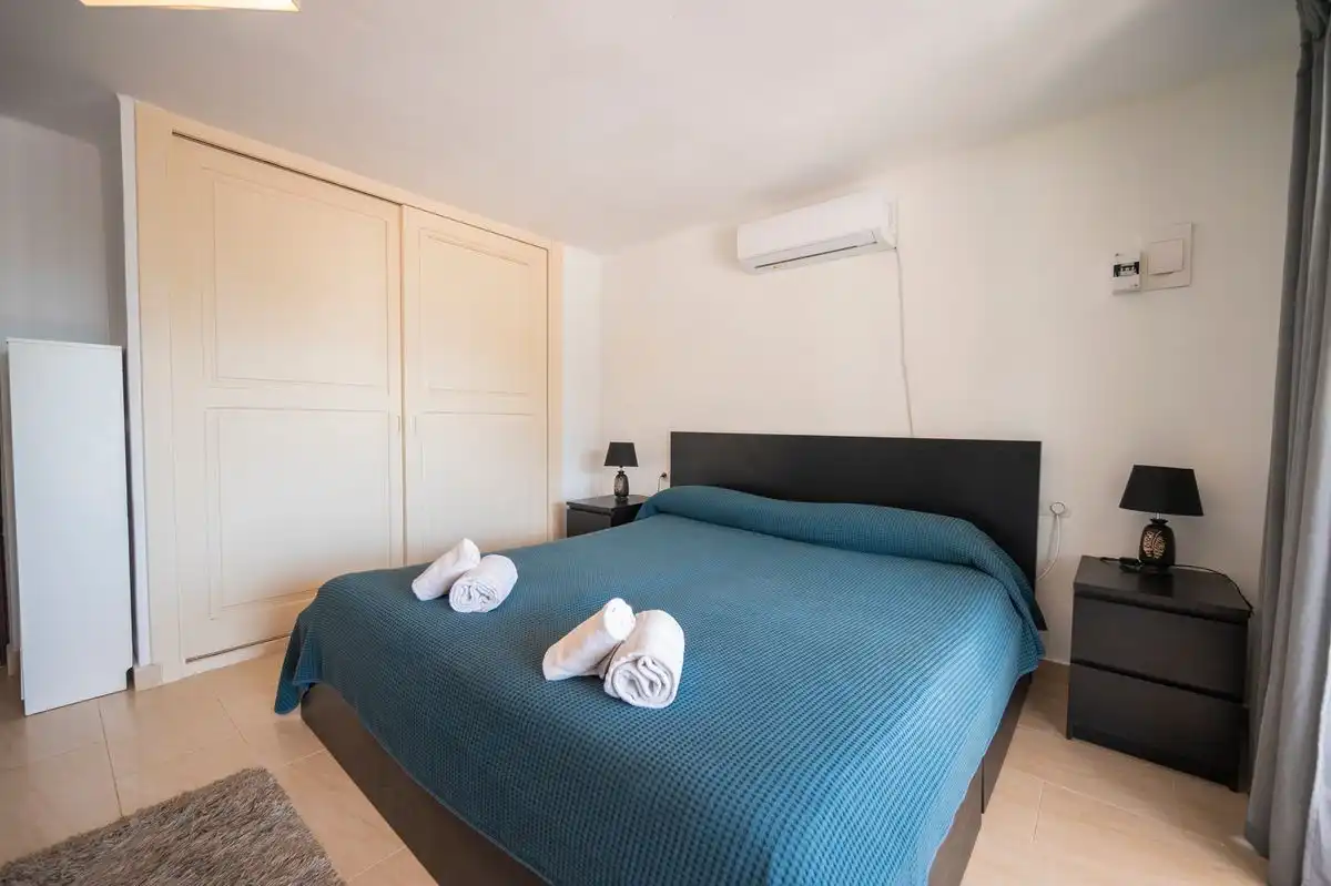 Bedroom of Flat for sale in Santa Eulària des Riu  with Air Conditioner, Heating and Private garden
