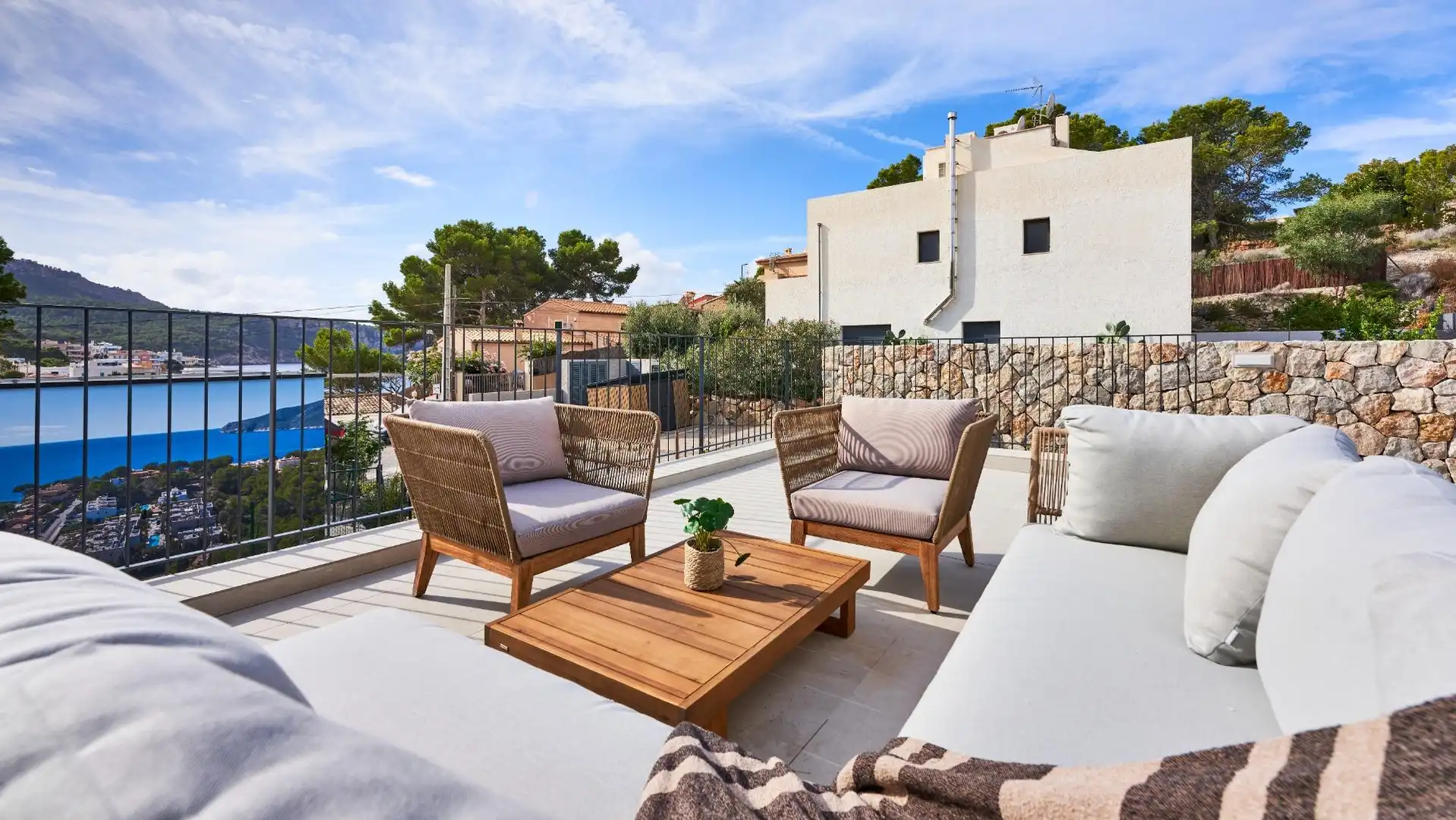 Terrace of Flat for sale in Andratx  with Air Conditioner, Private garden and Terrace