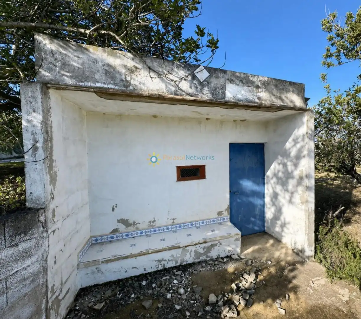 Vista exterior de Finca rústica en venda en El Palomar amb Jardí privat, Terrassa i Traster