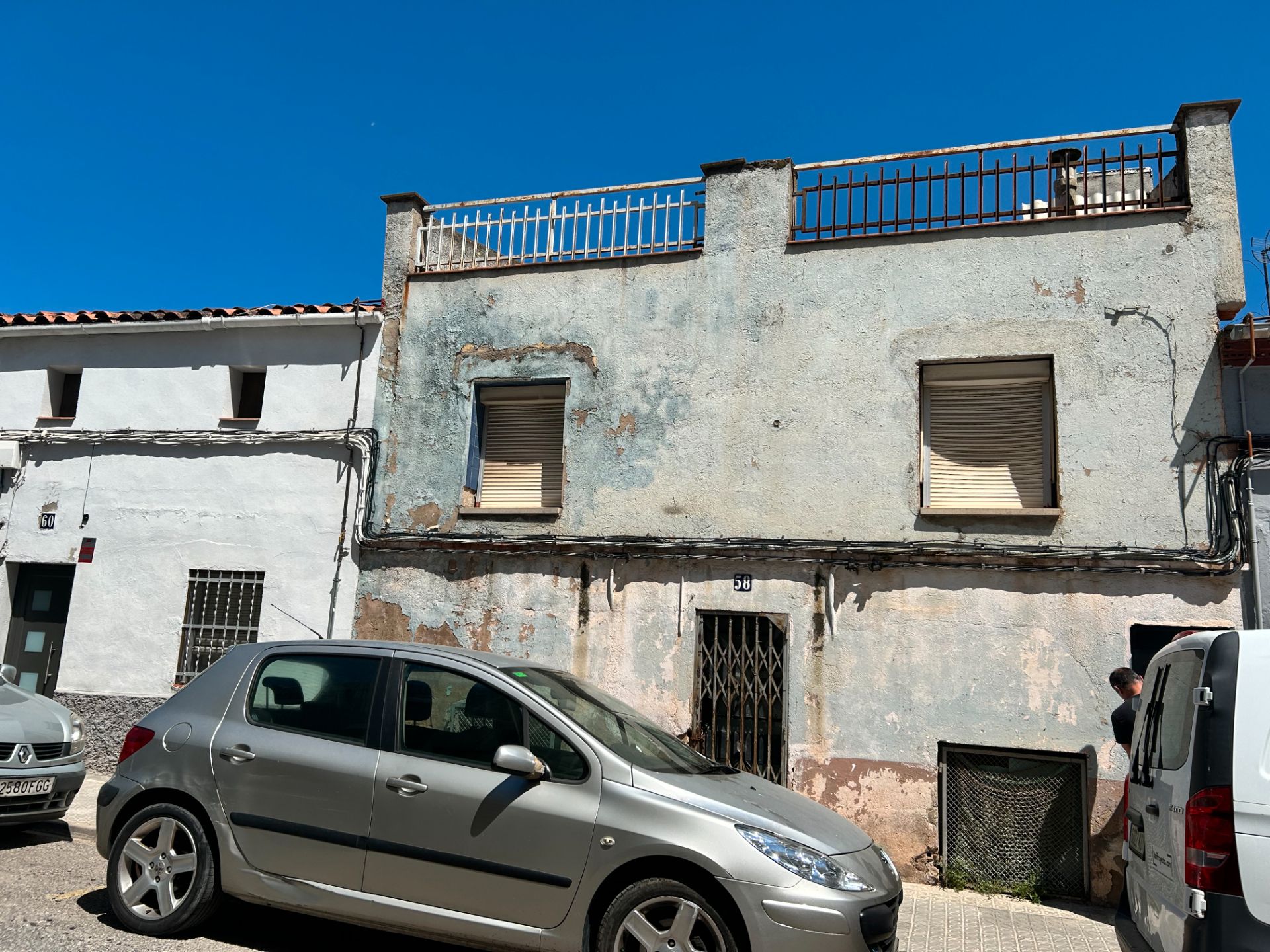 Vista exterior de Casa adosada en venda en Manresa