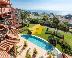 Exterior view of Duplex for sale in Benalmádena  with Air Conditioner, Private garden and Swimming Pool
