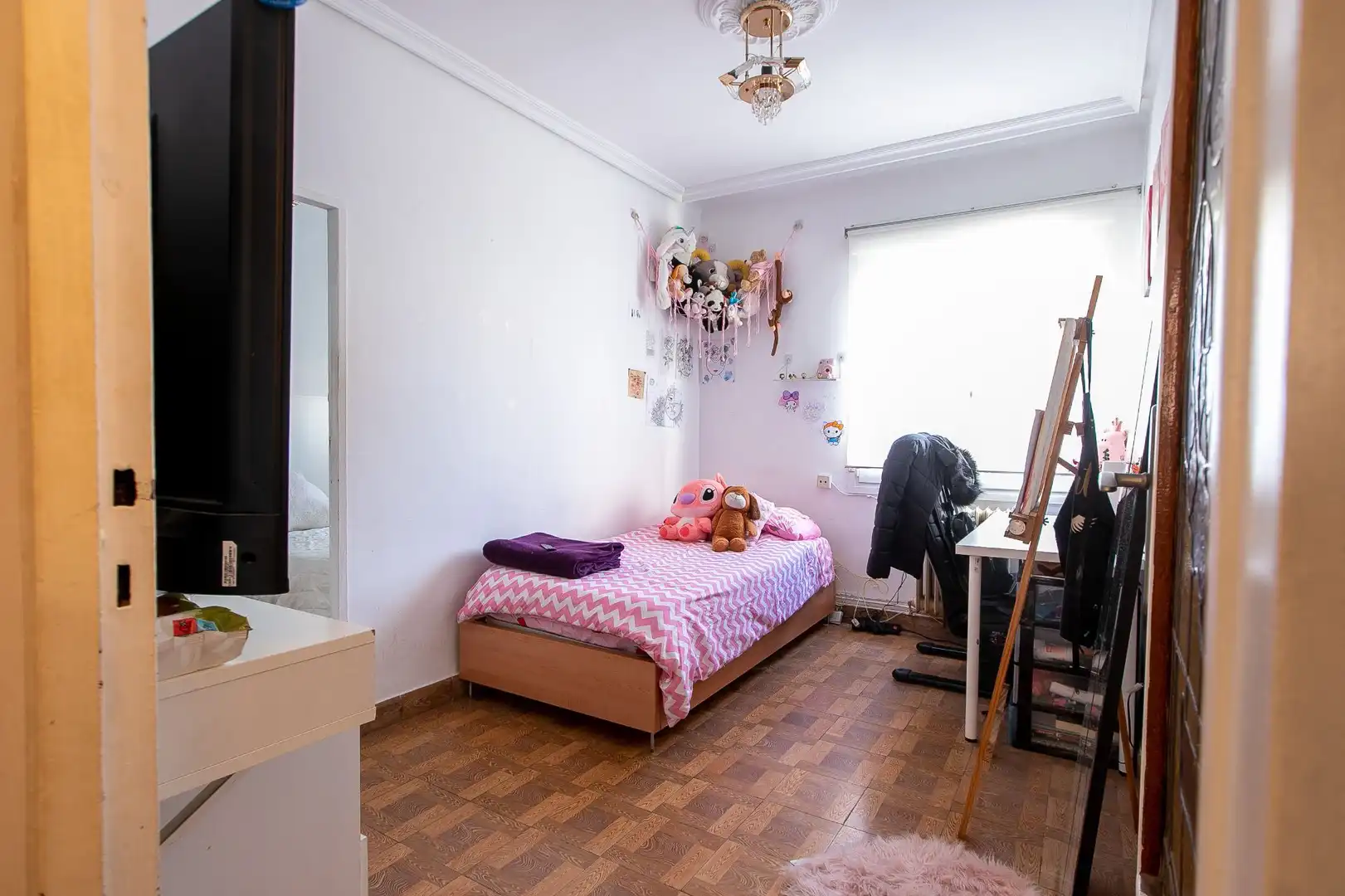 Bedroom of Flat for sale in  Pamplona / Iruña  with Heating, Terrace and Furnished
