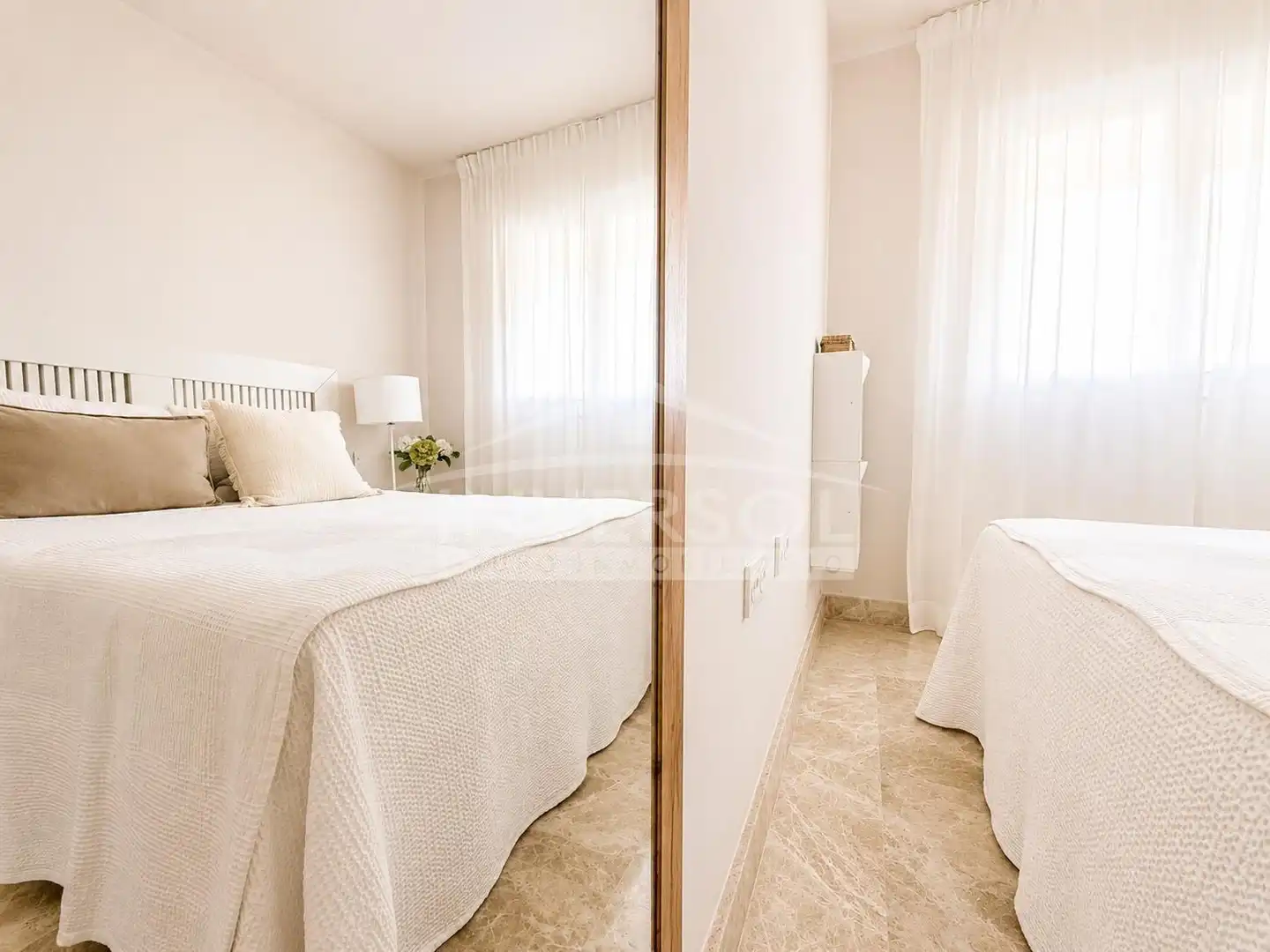 Schlafzimmer von Wohnung zum Verkauf in El Ejido mit Klimaanlage, Heizung und Terrasse
