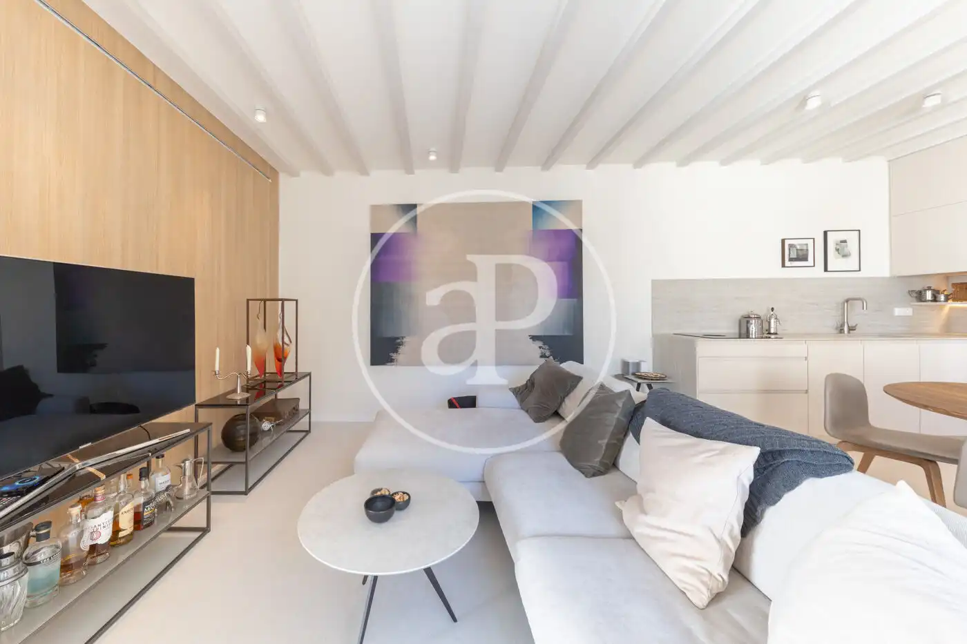 Sala de estar de Piso en venta en  Palma de Mallorca con Aire acondicionado, Calefacción y Terraza