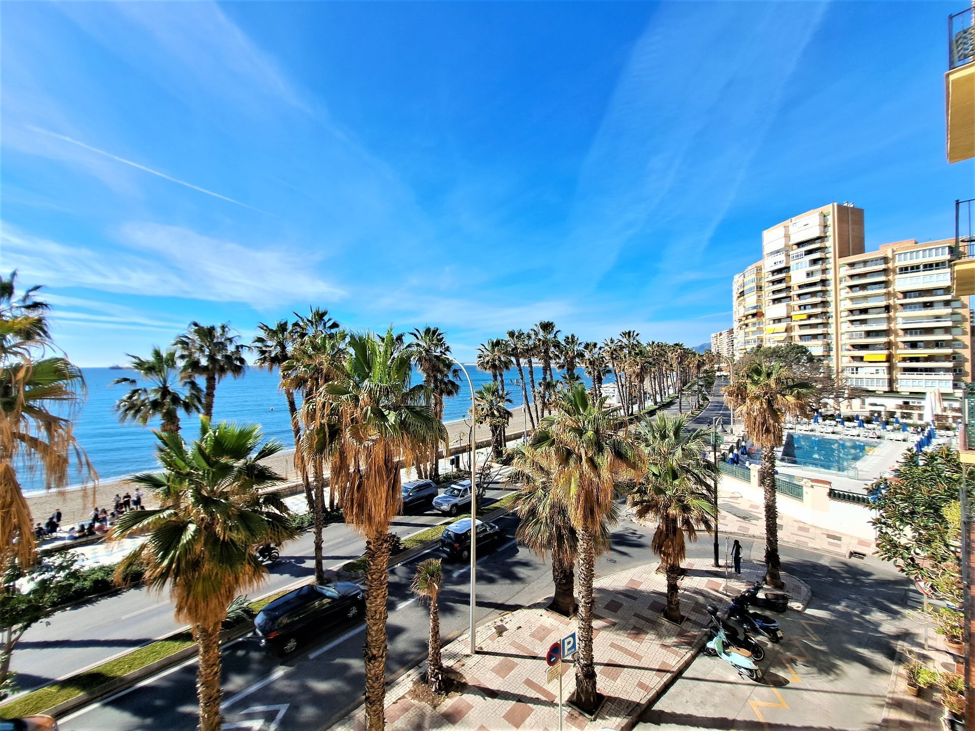 Exterior view of Flat for sale in Málaga Capital  with Air Conditioner, Heating and Terrace