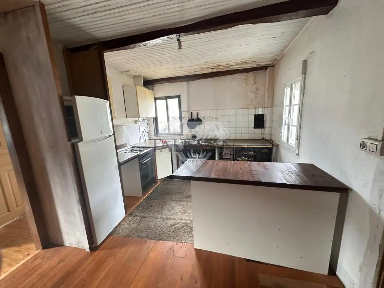 Cocina de Casa o chalet en venta en A Lama   con Jardín privado, Trastero y Amueblado