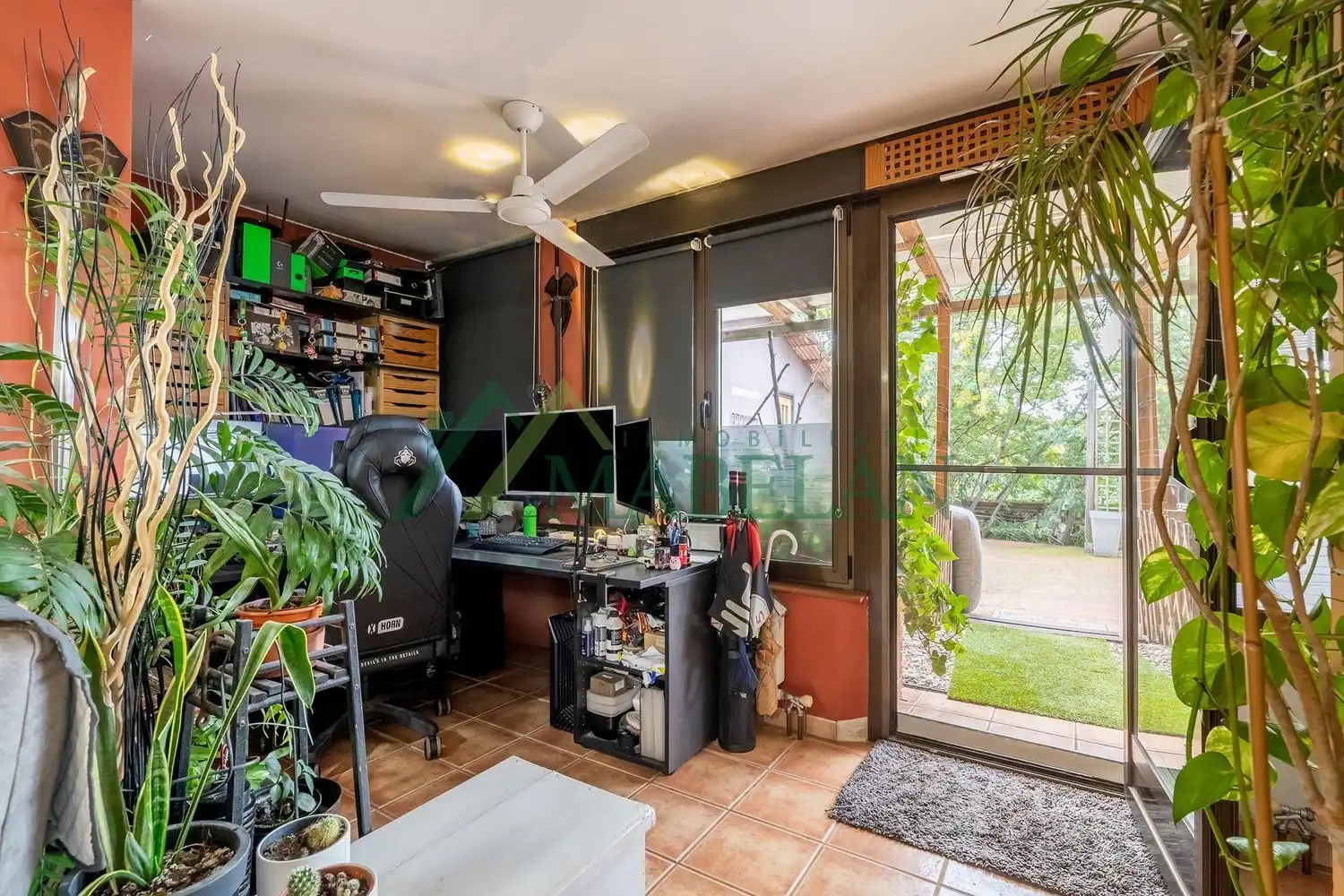 Terrassa de Casa o xalet en venda en Las Rozas de Madrid amb Aire condicionat, Calefacció i Jardí privat