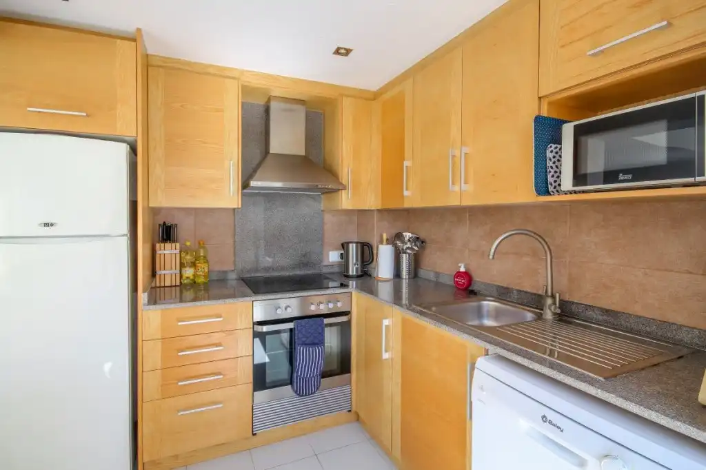 Cocina de Planta baja en venta en Pollença con Aire acondicionado, Jardín privado y Terraza