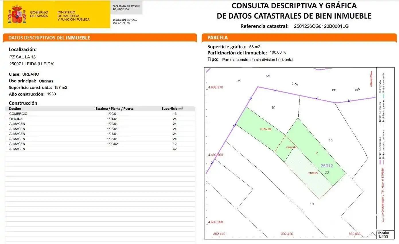 Geschaftsraum zur Miete in Lleida