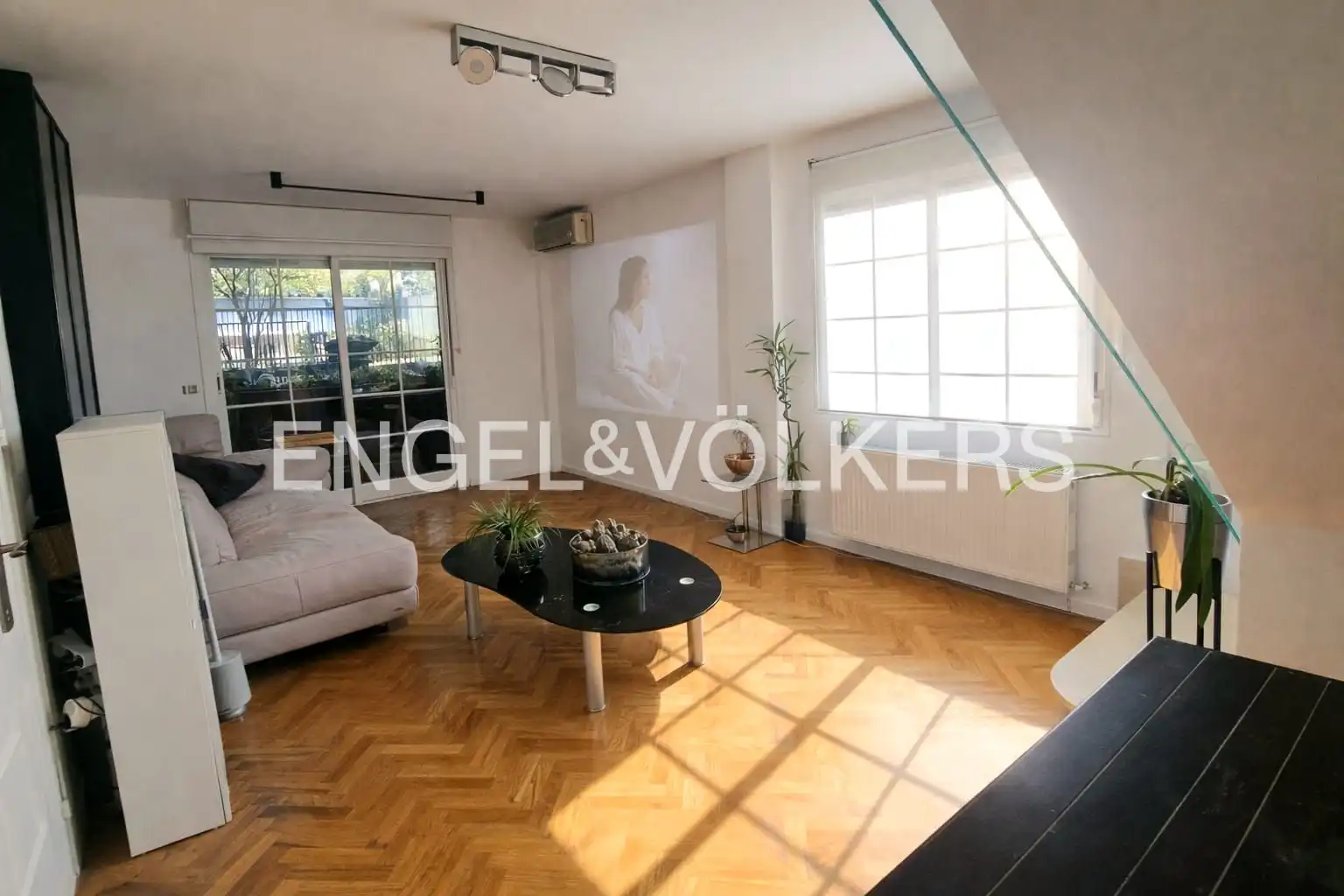 Sala de estar de Dúplex de alquiler en Collado Villalba con Aire acondicionado, Calefacción y Parquet