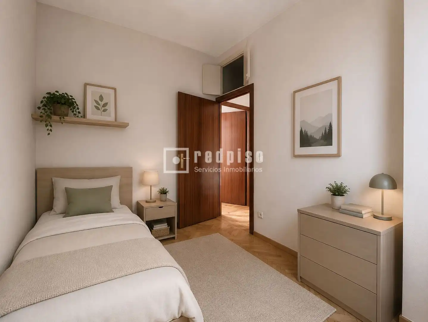 Dormitori de Pis en venda en Madrid amb Calefacció, Parquet i Terrassa