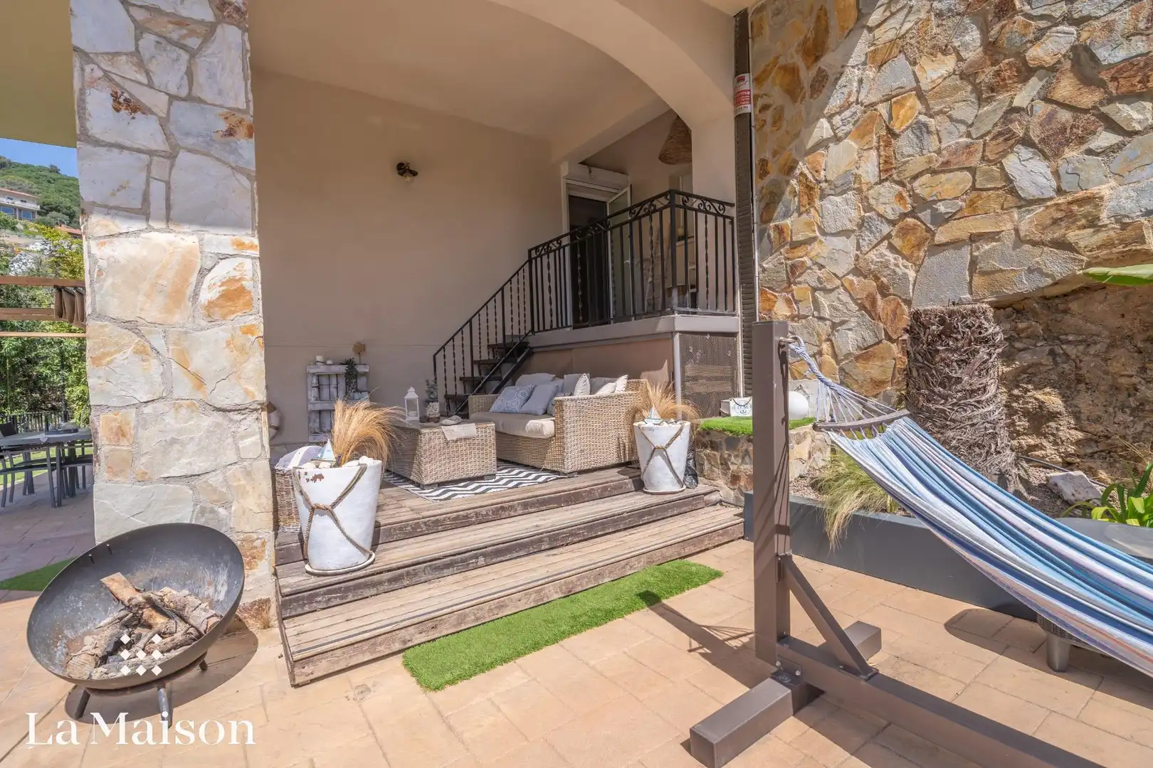 Terraza de Casa o chalet en venta en Alella con Aire acondicionado, Calefacción y Jardín privado