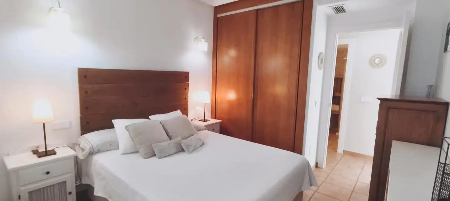 Bedroom of Apartments for rent in Vera  with Air Conditioner, Terrace and Furnished