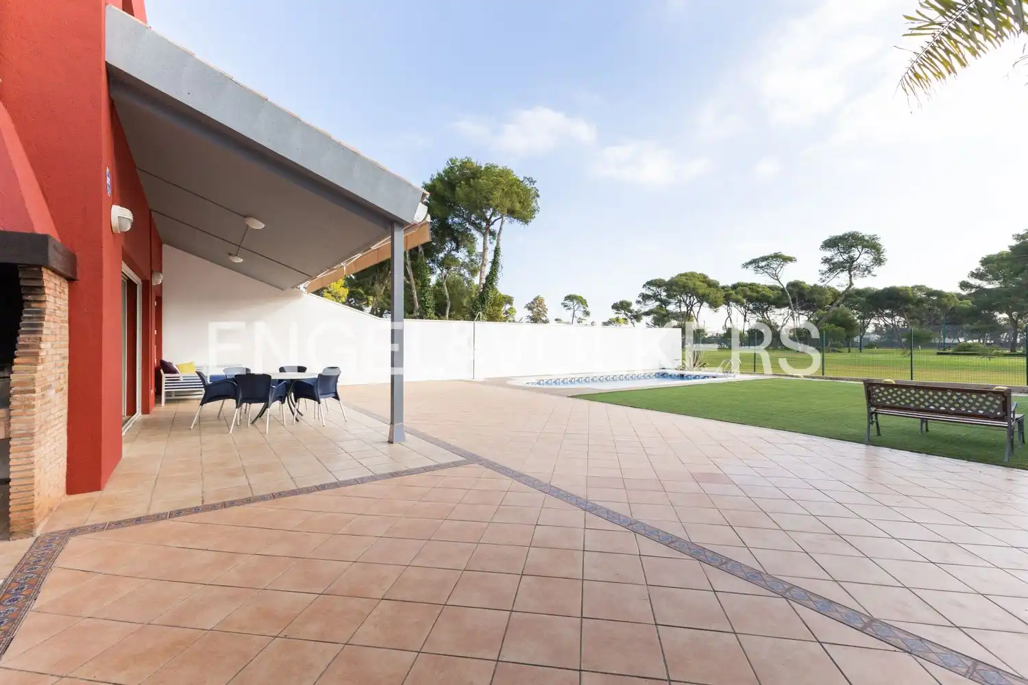 Terrace of Detached homes for rent in Castellón de la Plana / Castelló de la Plana  with Air Conditioner, Heating and Private garden