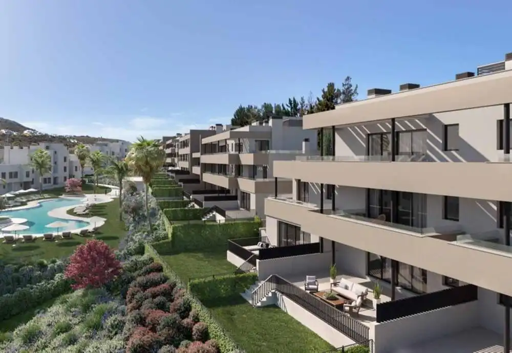 Vista exterior de Planta baja en venta en Casares con Aire acondicionado, Jardín privado y Terraza