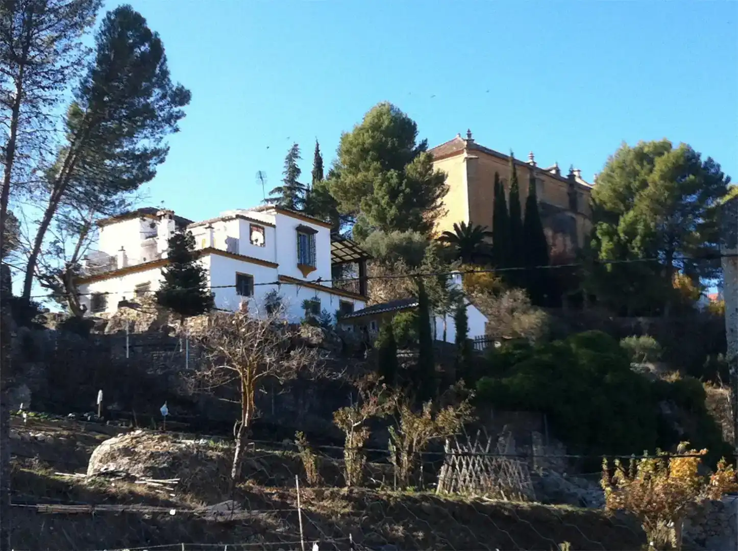 Exterior view of Houses for sale in Ronda  with Air Conditioner, Swimming Pool and Balcony