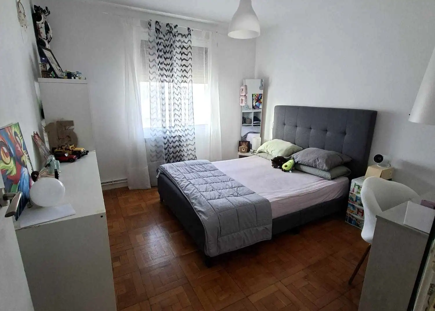 Bedroom of Flat for sale in  Pamplona / Iruña  with Heating, Parquet flooring and Oven
