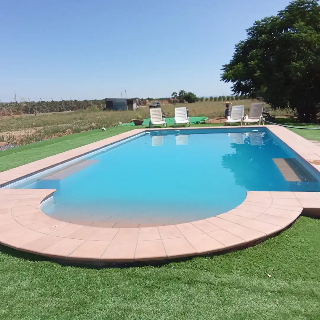 Piscina de Finca rústica en venda en Brenes amb Aire condicionat, Calefacció i Jardí privat