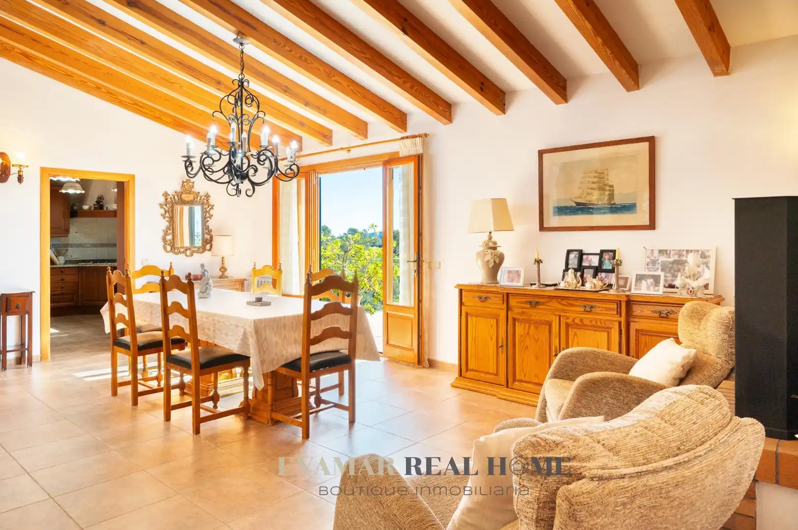 Comedor de Casa o chalet en venta en Bunyola con Calefacción, Jardín privado y Terraza