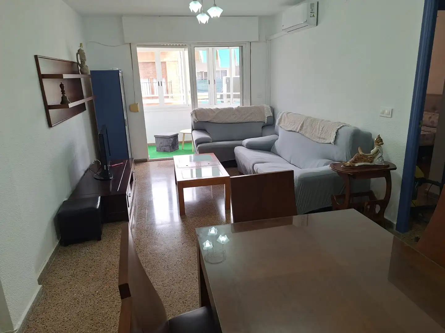 Sala de estar de Piso de alquiler en San Vicente del Raspeig / Sant Vicent del Raspeig con Aire acondicionado, Amueblado y Horno