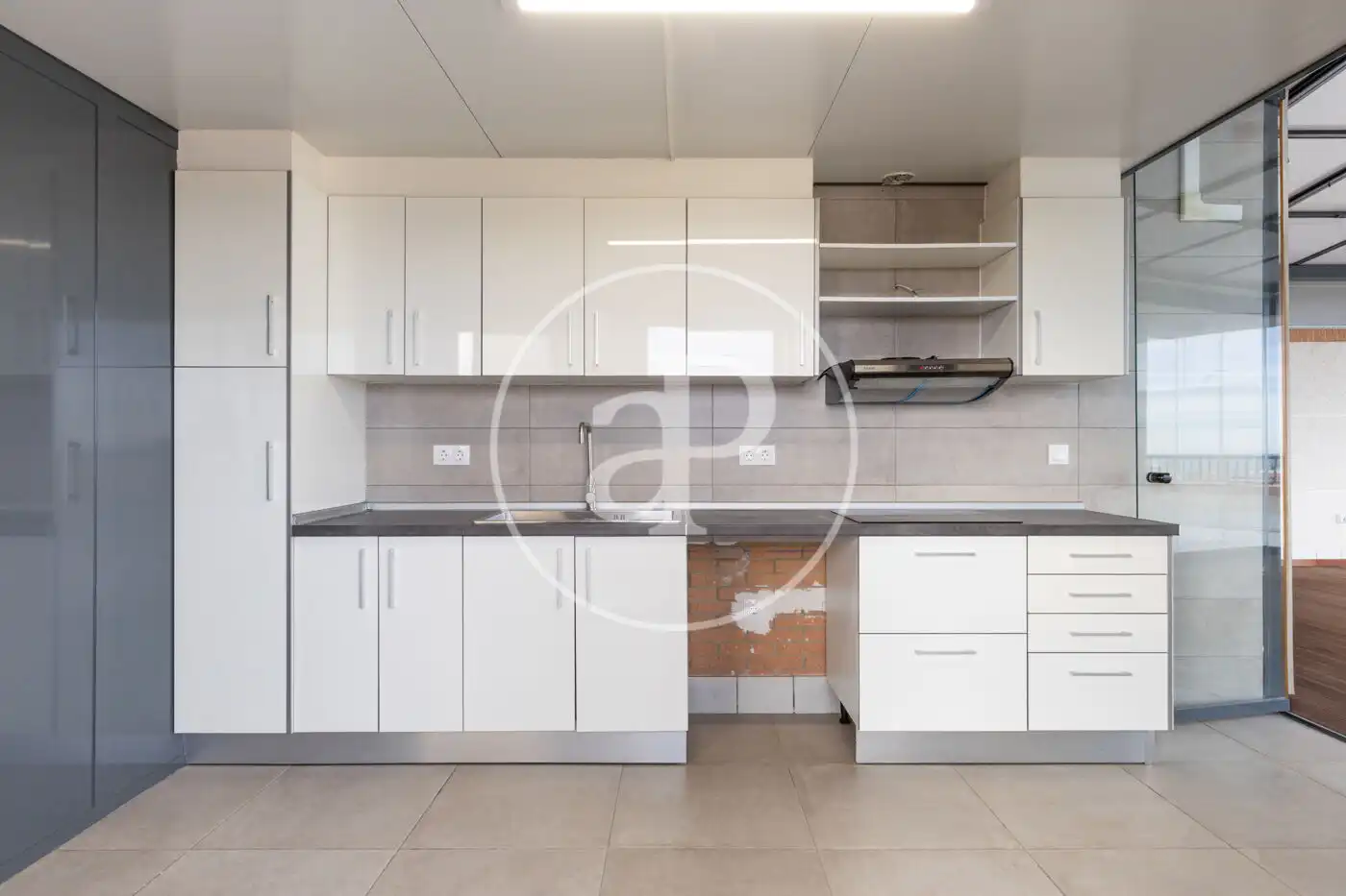 Kitchen of Attic for rent in Alboraya  with Air Conditioner, Heating and Private garden