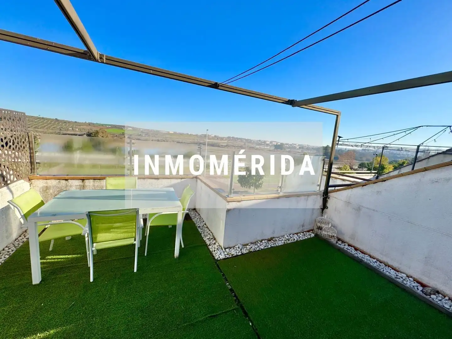 Terraza de Casa adosada en venta en Mérida con Aire acondicionado, Calefacción y Jardín privado