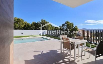 Terrassa de Casa o xalet en venda en La Nucia amb Aire condicionat, Terrassa i Piscina