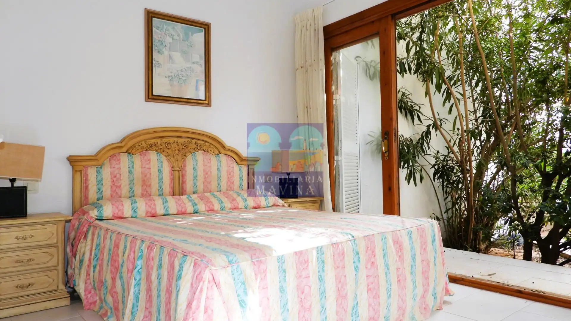 Schlafzimmer von Einfamilien-Reihenhaus zum Verkauf in La Manga del Mar Menor mit Heizung, Privatgarten und Terrasse