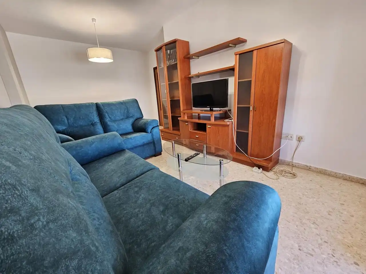 Living room of Flat for rent in Jerez de la Frontera  with Air Conditioner, Terrace and Furnished