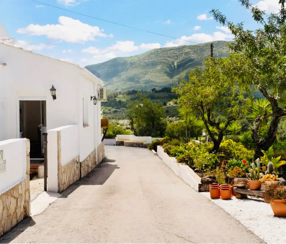 Exterior view of Houses for sale in Murla  with Air Conditioner, Heating and Private garden