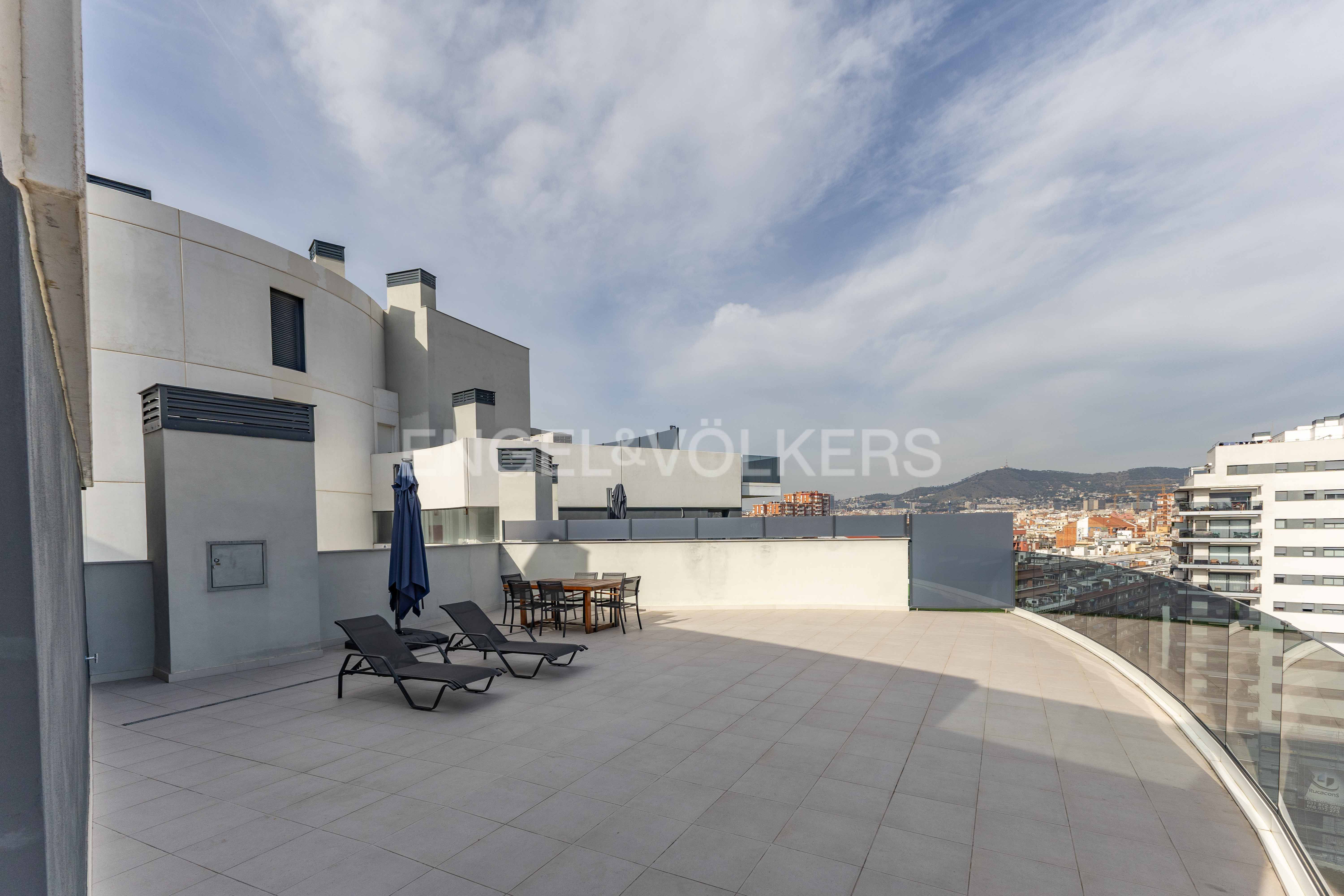Terrace of Apartment to rent in  Barcelona Capital  with Air Conditioner, Heating and Terrace