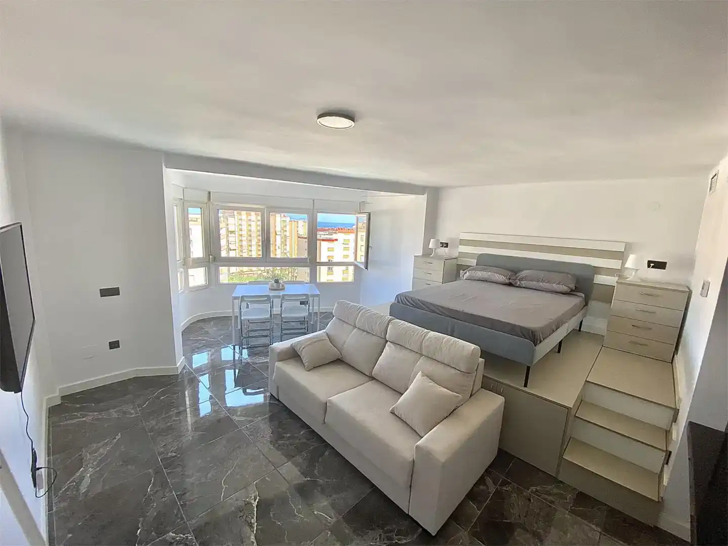 Bedroom of Flat for rent in Torrox  with Air Conditioner, Swimming Pool and Furnished